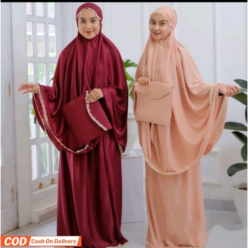 Mukena Dewasa Tas amplop /Mukena murah /Mukena adem lembut