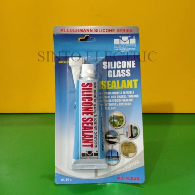 

Klebermann Silicon Glass Sealant Transparent 80g