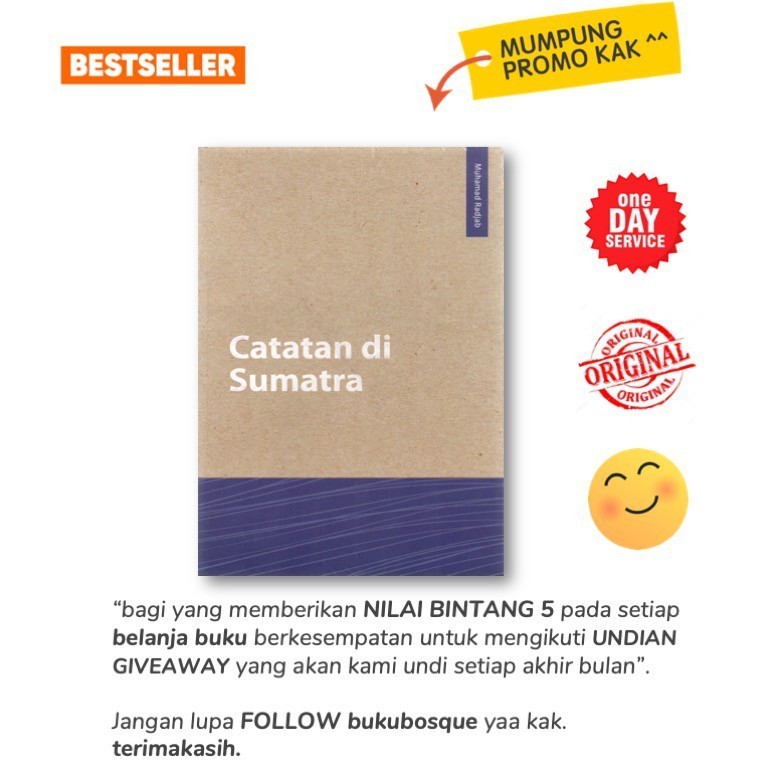 

Catatan Di Sumatra ( Balai Pustaka) (Kepustakaan Populer Gramedia) - ORI