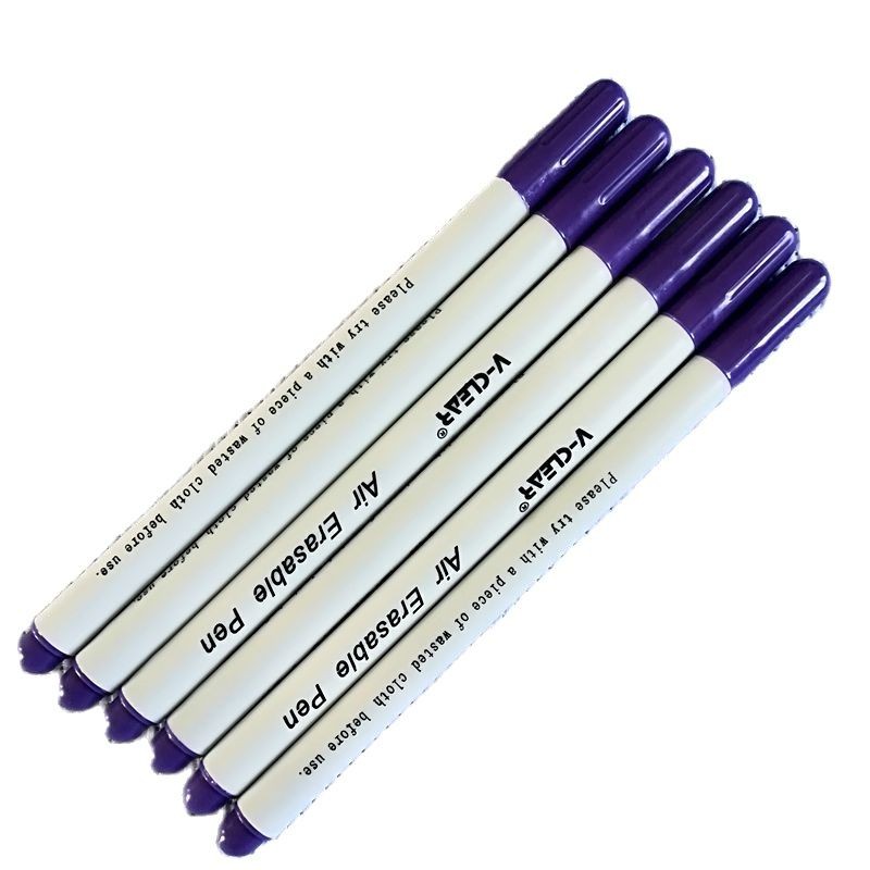 

Air Erasable Marker With Eraser Air or Water Erasable Markers Air erasable markers for garment ERASABLE FABRIC MARKER