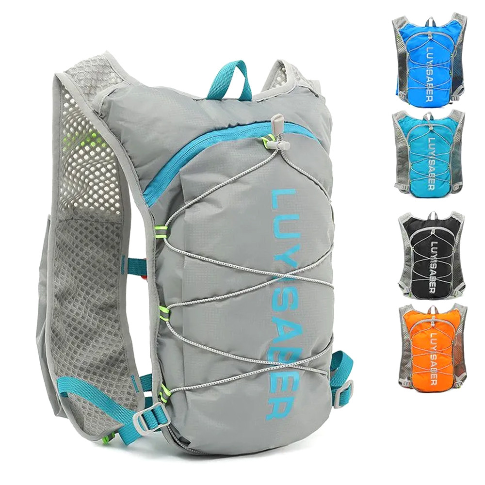 Sports Hydration Backpack Hiking Women Men Running Reflective Backpack Water Bladder Cycling Running