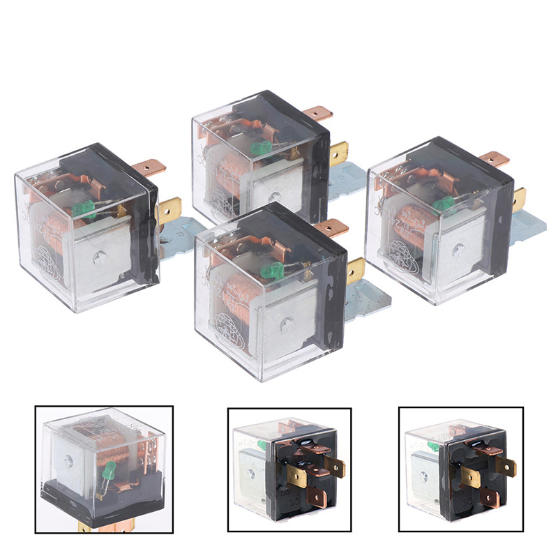1pc 5Pin 4Pin Waterproof Automotive Relay 12V 100A SPDT Car Control Device Car Relays DC 24V High Ca