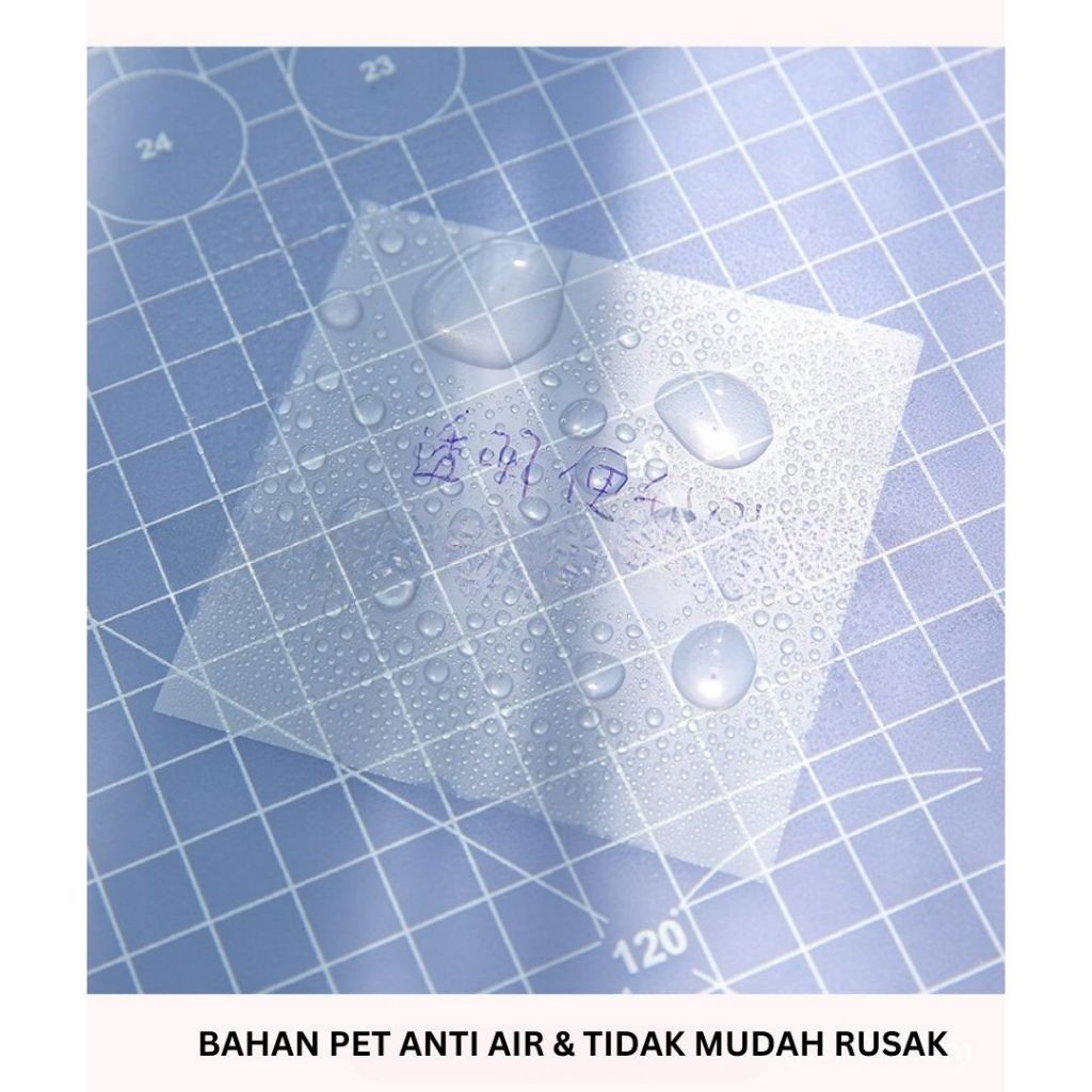 

VT - (50 Lembar) Sticky Notes Transparan Anti Air Post-it Memo Sekolah Kantor SN8002