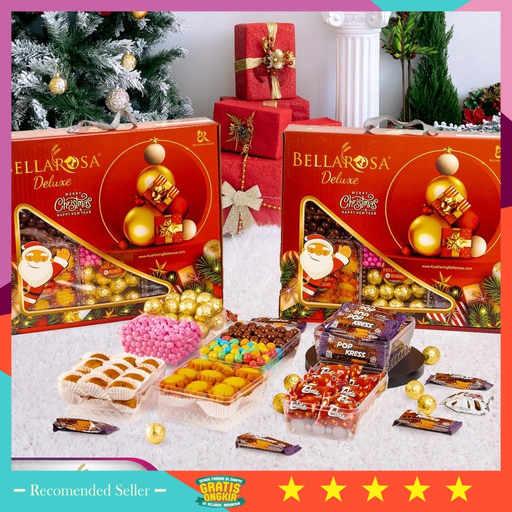 

Kado Natal tahun baru happy new years bagus murah unik / EDISI NATAL PAKET KUE KERING COKELAT PREMIUM BELLAROSA DELUXE GRANDE SPECIAL