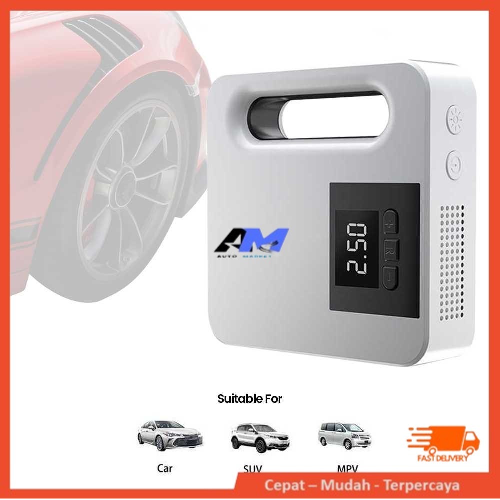 EAFC Inflator Pompa Angin Ban Mobil Elektrik LCD Display - CSLP