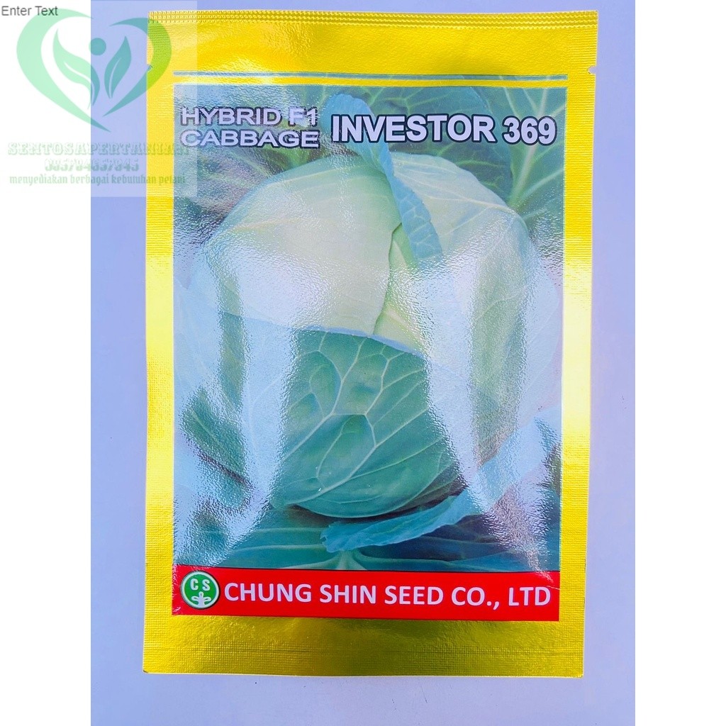 Benih Kubis kol INVESTOR 369 isi 25gr dari Chung Shin Seed