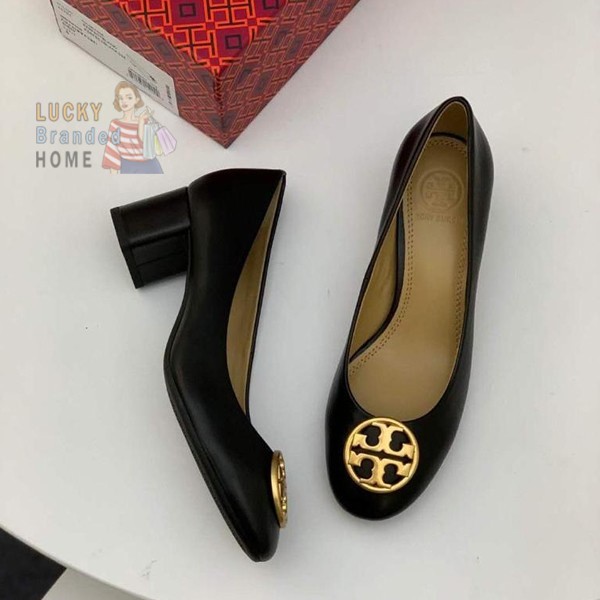 Sepatu TOR Shoes Janey Pump Shoes Wedges Black Leather ORIGINAL