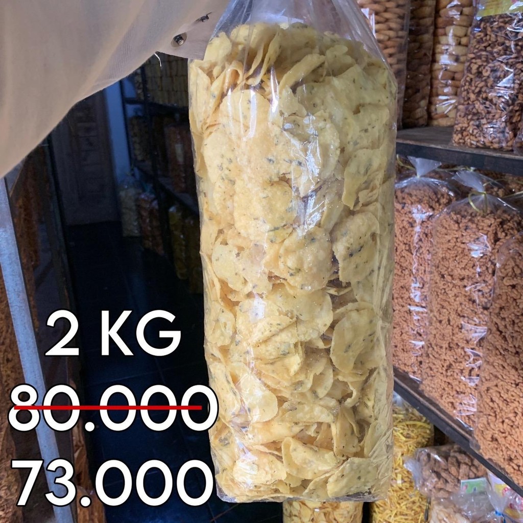 

2 KG KERIPIK COMRING / KERUPUK COMRING