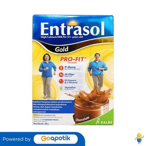 

Entrasol Gold Rasa Coklat Box 2 X 185 Gram