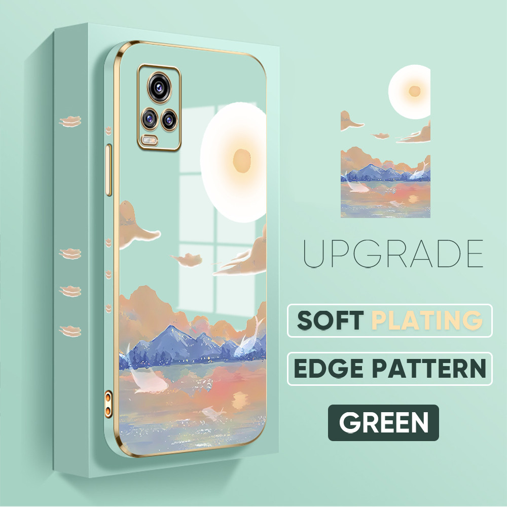 Casing Hp Untuk Vivo V20 2021 Lokal Stock Lanyard Gratis Phone Case Softcase Kesing Cassing Soft Sof