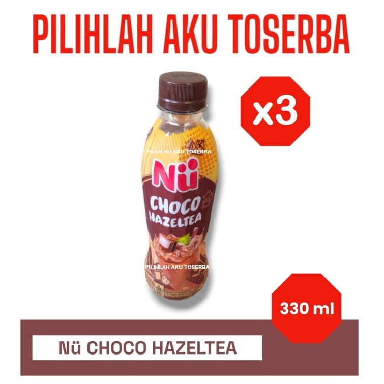 

NU CHOCO HAZELTEA 330 ml - ( HARGA 3 botol )