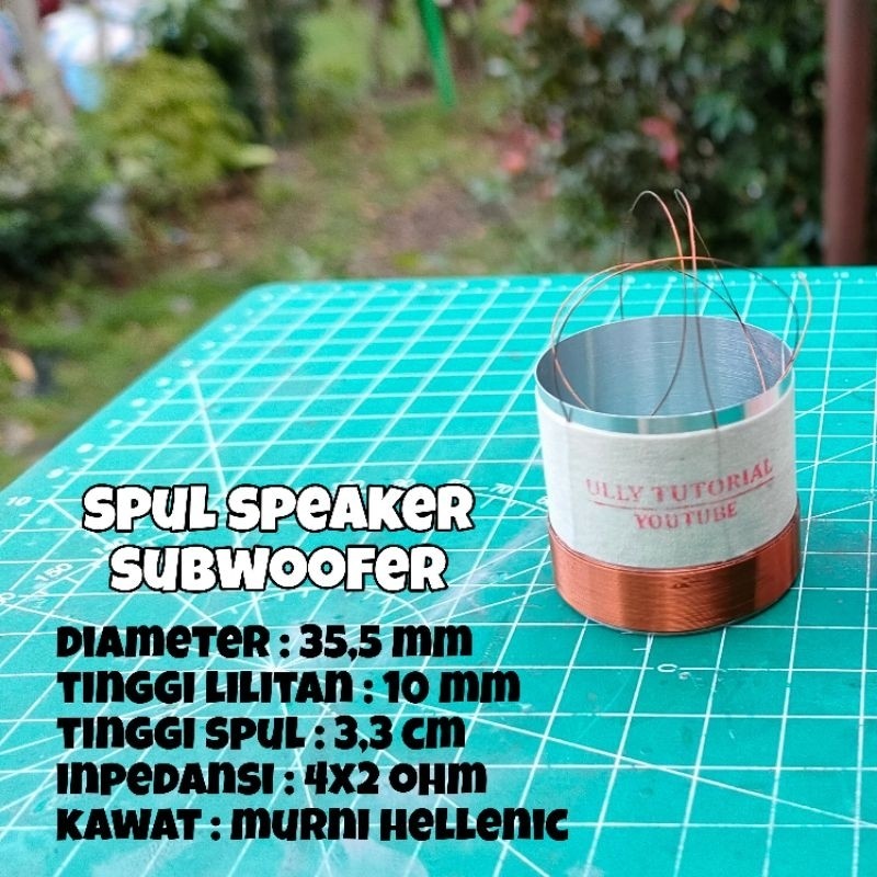 spul speaker double coil subwoofer