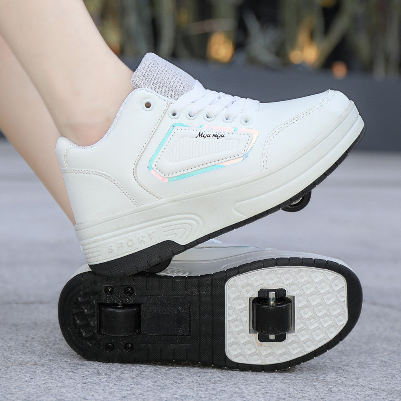 Sepatu Heelys Anakanak  Anak Lakilaki  Perempuan Sepatu Roda Ganda Dewasa  Sepatu Roda Sepatu Kasual