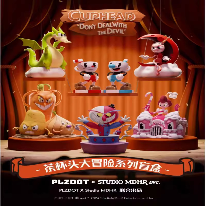 Cuphead's Adventures Series Blind Box Toys Mystery Box Game Peripherals Cute Model Birthday Gift