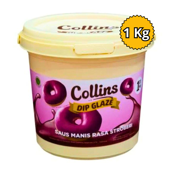 

RB Collins Choco Crunchy 1 kg / Collins Dip Glaze / Collins Coklat / Collins Strawberry Susu