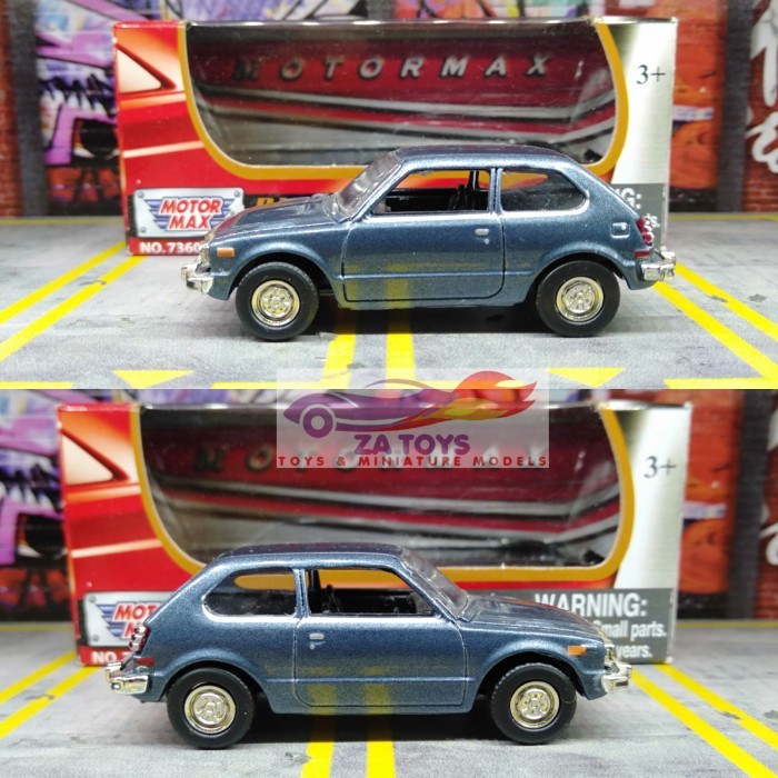 KMS99 Diecast Honda Civic CVCC 3 Doors Hatchback by Motormax 1:64