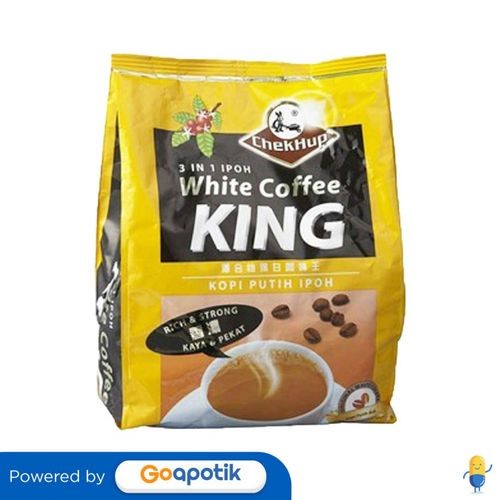 

Chek Hup White Coffee King 3 In 1 40 Gram Pack 15 Sachet