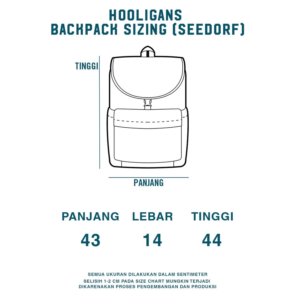 Promo Hooligans Backpack Seedorf Bag - Black