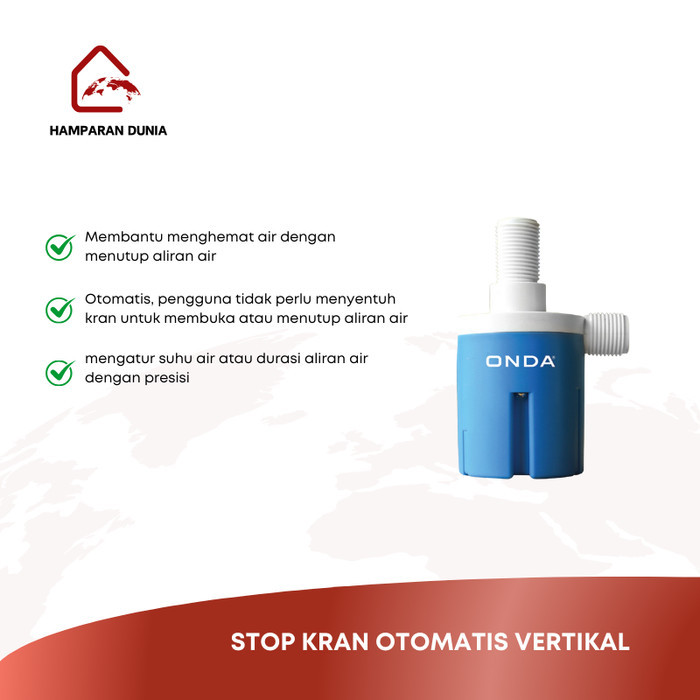 STOP KRAN OTOMATIS ONDA VERTIKAL/HORIZONTAL - KRAN AIR