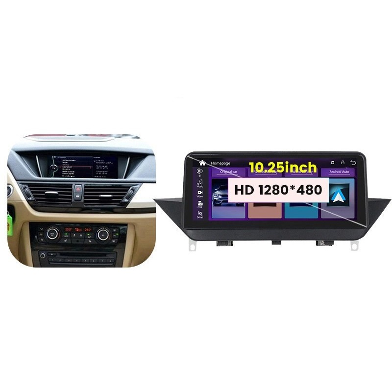 Suitable for BMW X1 E84 09-15 modified system Carplay Bluetooth reverse camera navigation screen