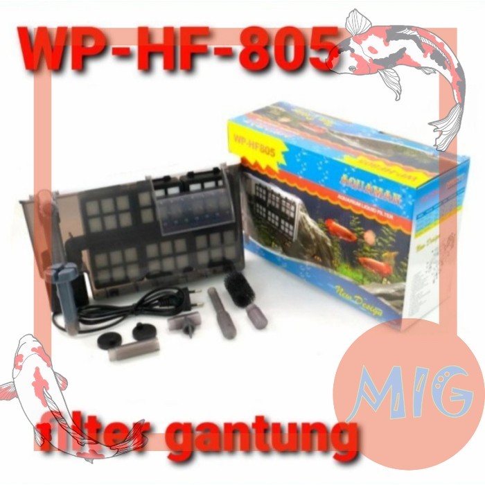 AQUAMAN WP HF 805 FILTER GANTUNG AQUARIUM AQUASCAPE
