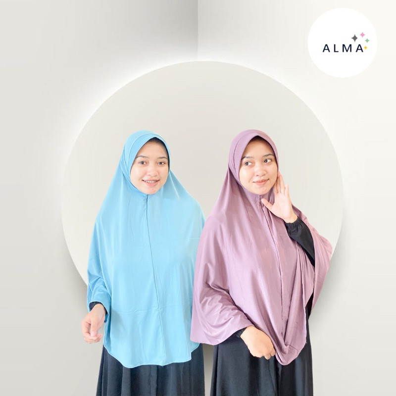 Bergo Hamidah Jersey XL // Hijab instan bergo Jersey jumbo