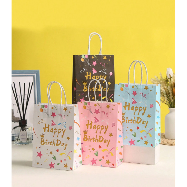

Paper Bag Paperbag Ulang Tahun Tas Kertas HAPPY BIRTHDAY Hampers Gwiyeo