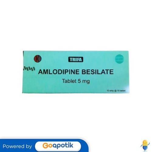 Amlodipine Besilate Trifa 5 Mg Box 100 Tablet