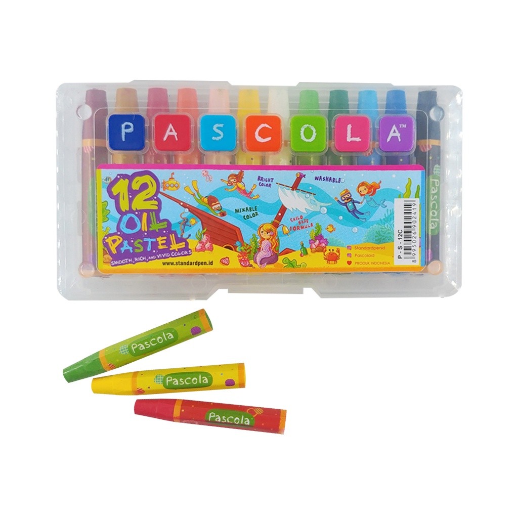 

CRAYON SET 12 PASCOLA / OIL PASTEL SET 12