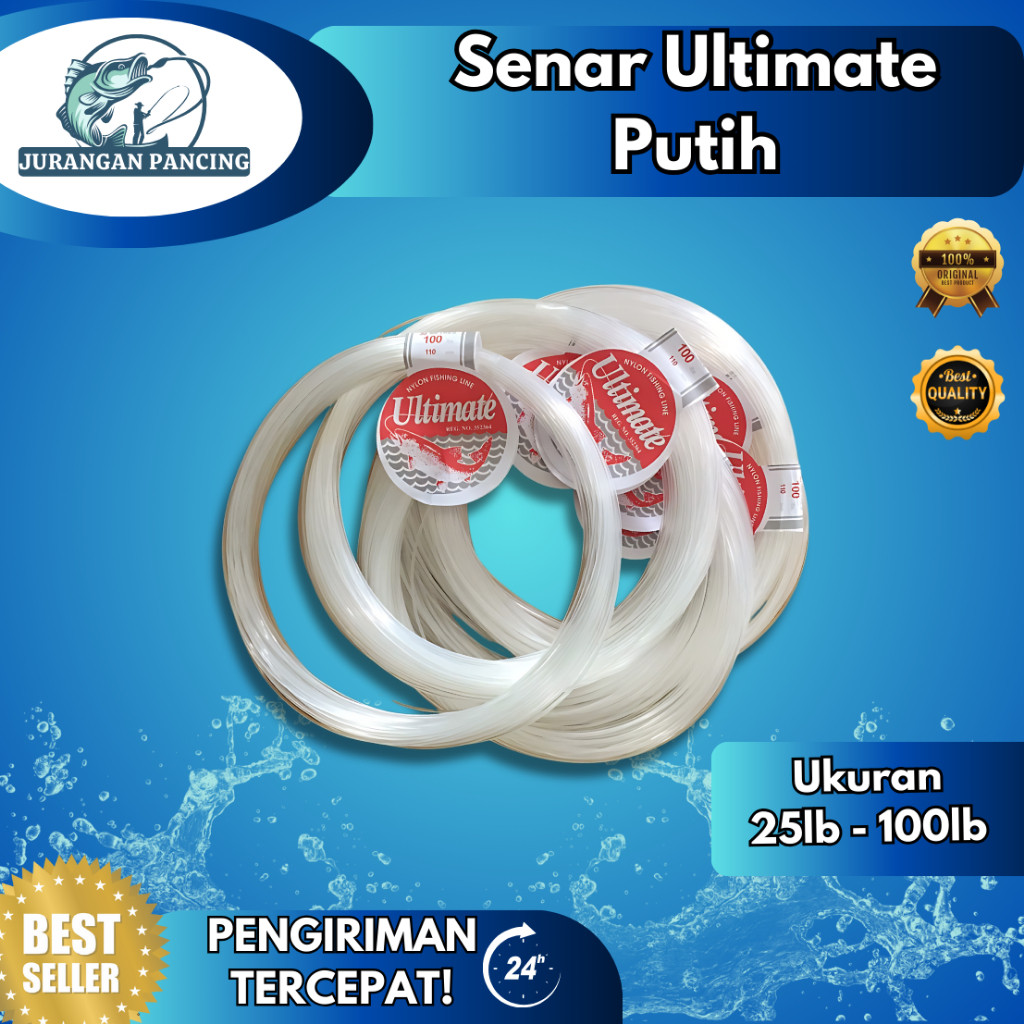 SENAR ULTIMATE PUTIH 25LB SD 100LB