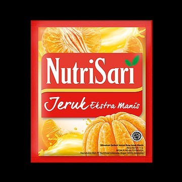 

Nutrisari rasa Jeruk Ekstra Manis (1 renceng isi 10 sachet)