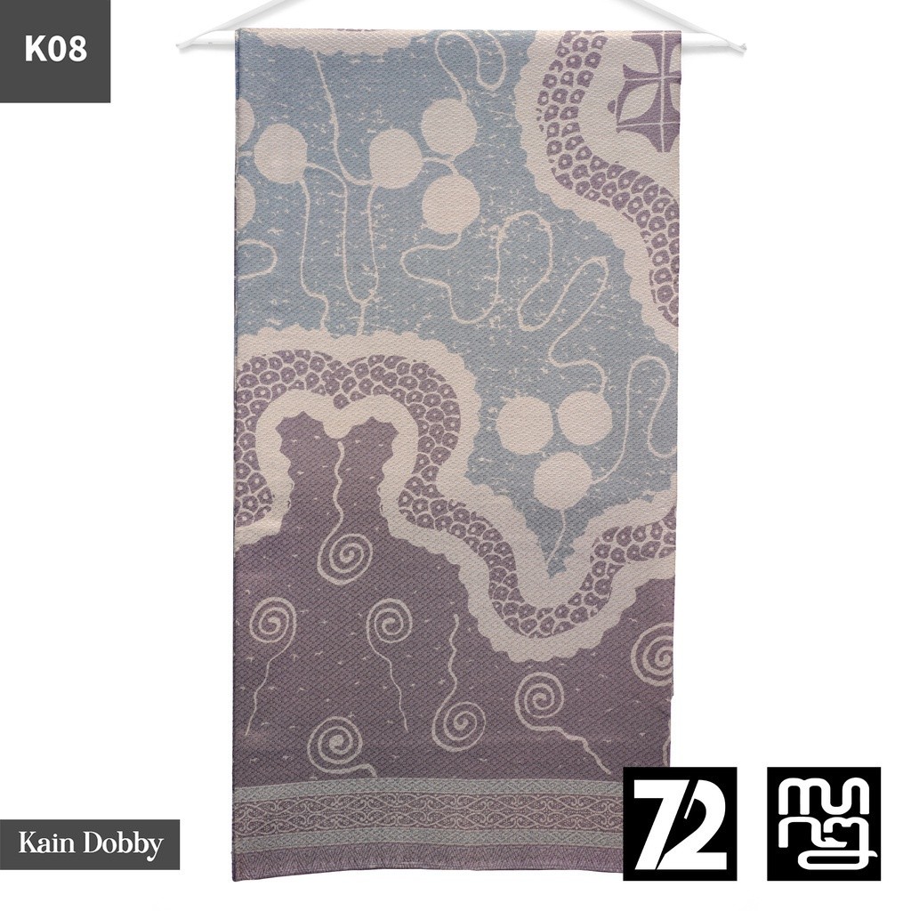 KAIN BATIK PREMIUM Bahan Dobby Motif Abstrak Naga Alam Warna Abu Biru 724458 Cap 72 Jarik Jarit Samp