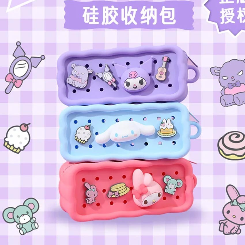 

Kotak Pensil Character Anak Sanrio Cinnamoroll Kuromi Melody Pencil Case / Kartun Tempat Pensil Karakter Lucu