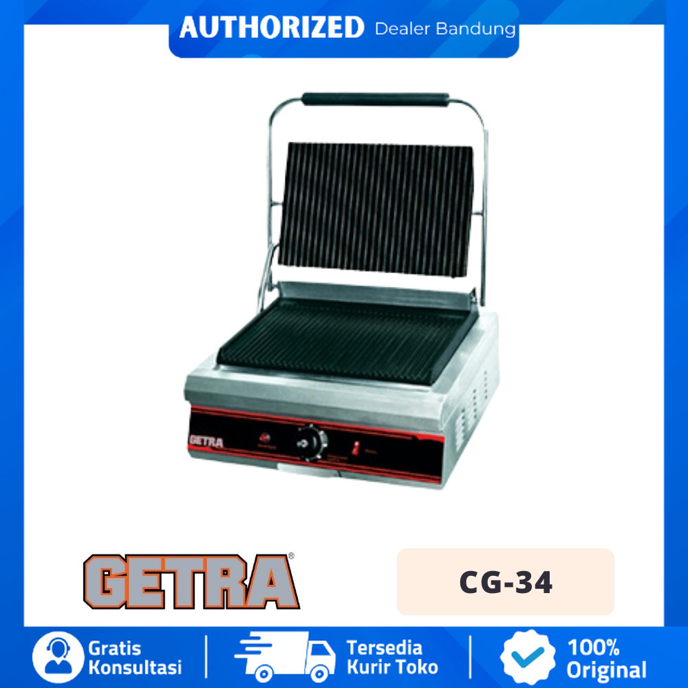 GETRA CG 34 CG-34 CONTACT GRILLER PEMANGGANG GRILL LISTRIK
