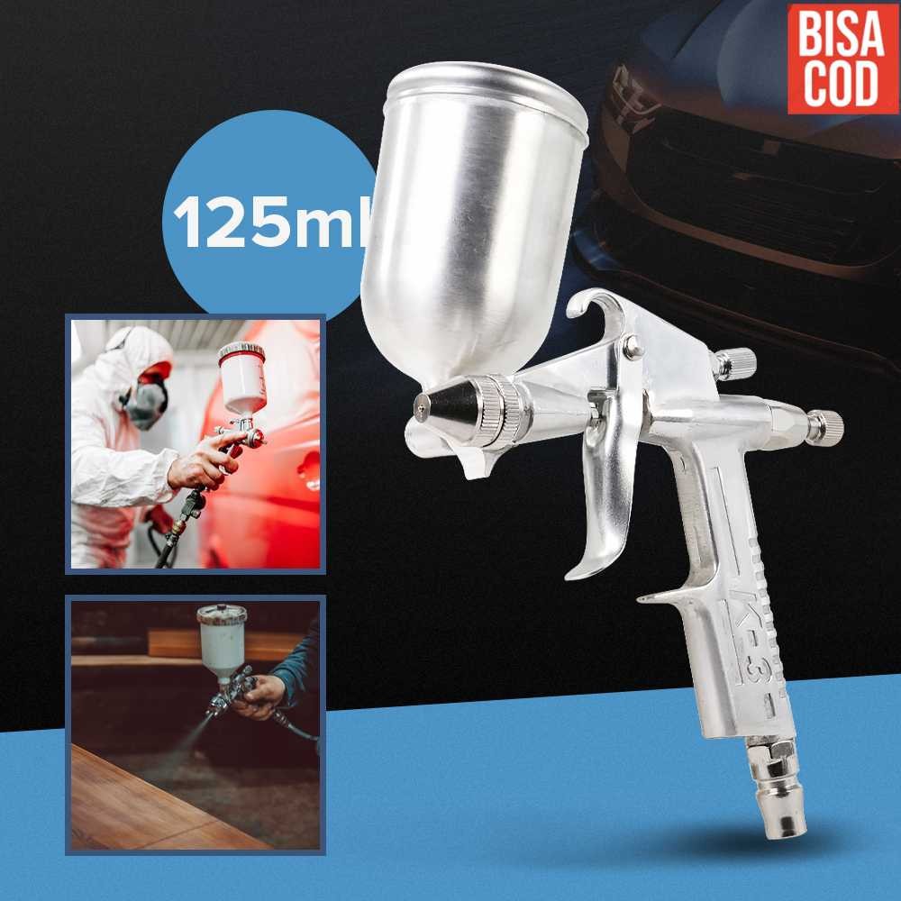 ( Store27 bIsa COD ) WALFRONT Semprotan Cat Paint Spray Gun 0.5mm Nozzle 125ml - K-3