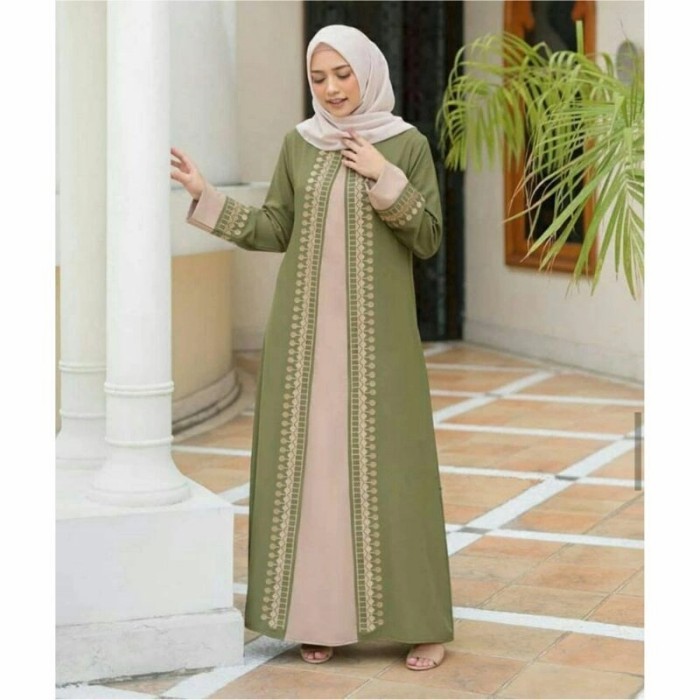 ✨LARIS✨ -GAMIS HITAM JUMBO LD 140CM MODEL ABAYA / GAMIS SUPER JUMBO LD 130CM