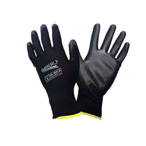 SARUNG TANGAN SAFETY KARET ANTI CUT GT3001 BLACK