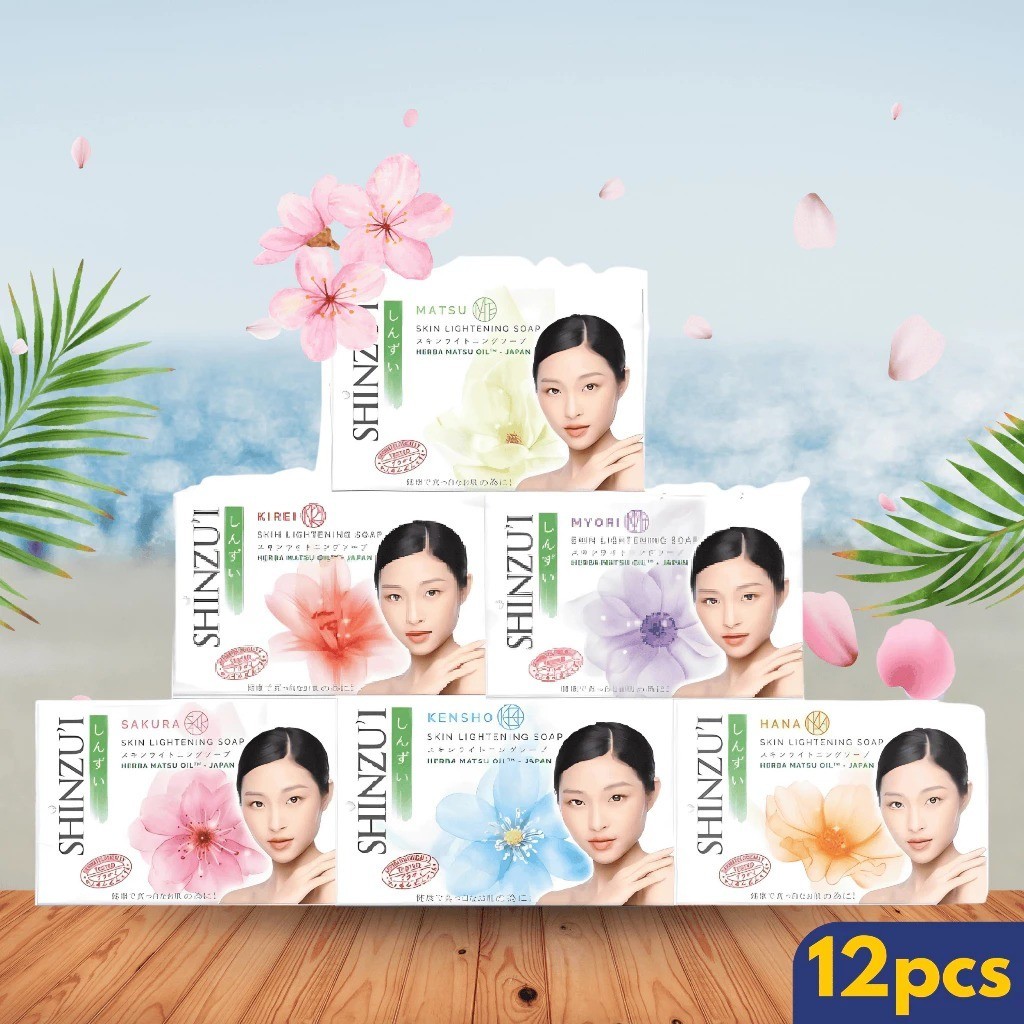 Paket Hemat 12pcs Sabun Batang Shinzui 80gram | Promo Sabun Mandi Shinzui