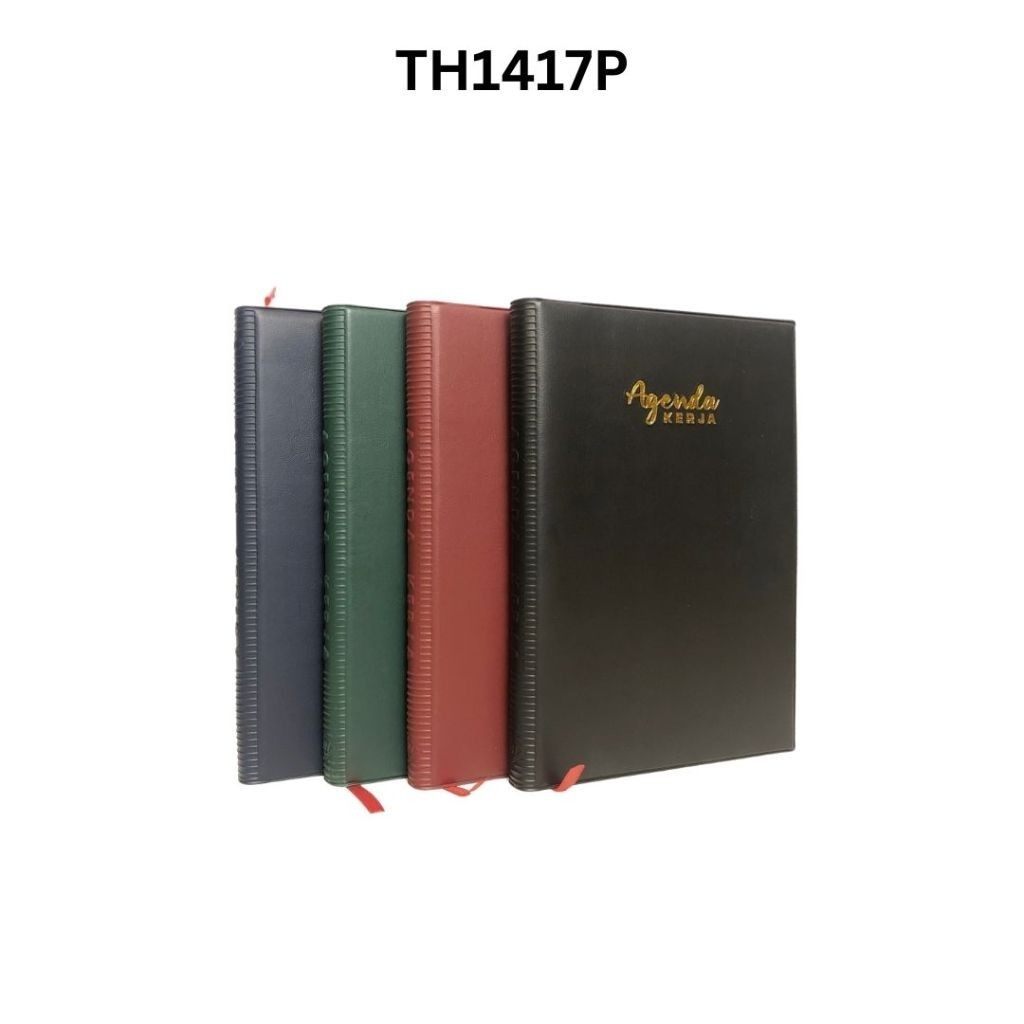 

Buku Agenda TH Kerja Tahun 2025 #1417C & 1417P Ukuran A5 Buku Agenda Kerja Tahun 2025 – Satuan SHESB
