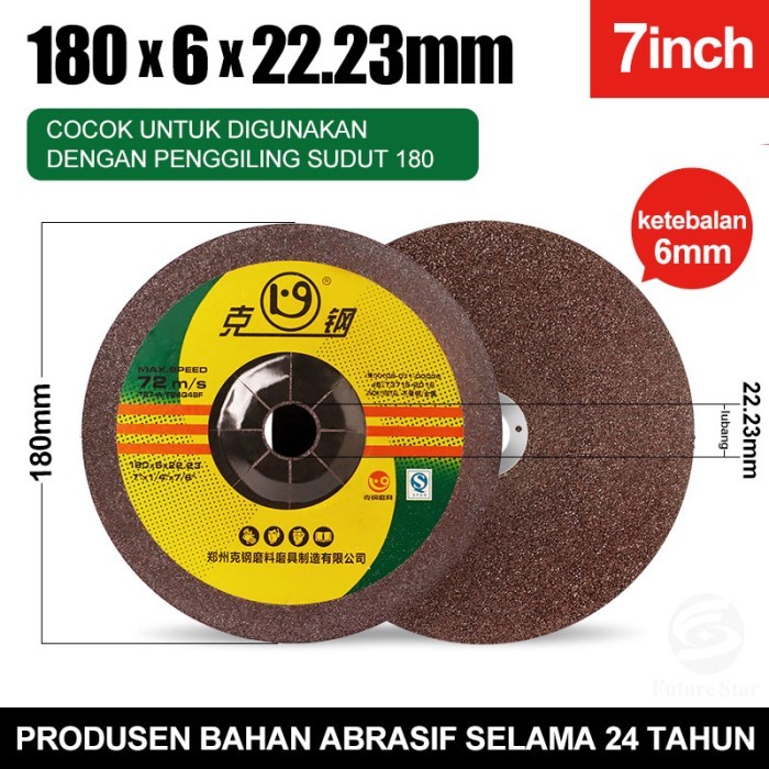 MATA GERINDA BATU POLES ASAH 4" / GRINDING DISC BATU UKURAN 4 Inch