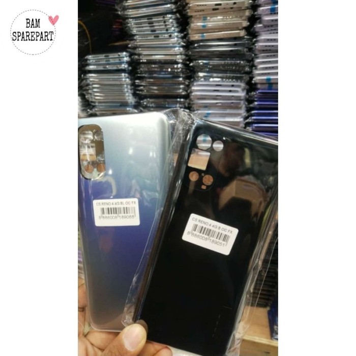 Backdoor OPPO RENO 4 4G+Bezel Oppo Reno 4 4g - HOUSING Oppo Reno 4 4gBACKDOOR + BEZEL
