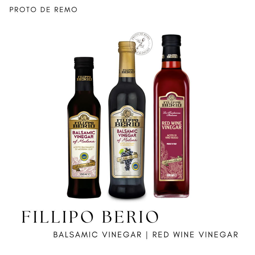 

Filippo Berio Cuka Balsamic Vinegar 250ML & 500ML | Red Wine Vinegar 500ML