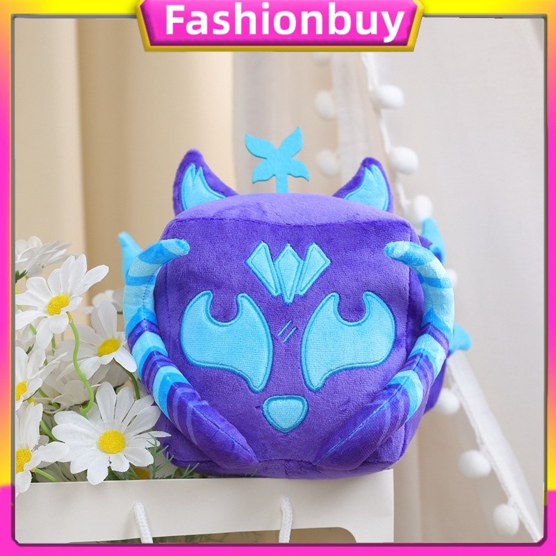 Viral COD Blox Fruits Anime Game Plush Toy Fruit Leopard Pattern Box Plush Toy Soft Stuffed Fruits