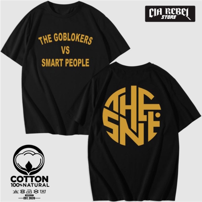 KAOS BAJU THE GOBLOKERS VS SMART PEOPLE BOBON SANTOSO/KAOS DISTRO PRIA WANITA THE GOBLOKERS