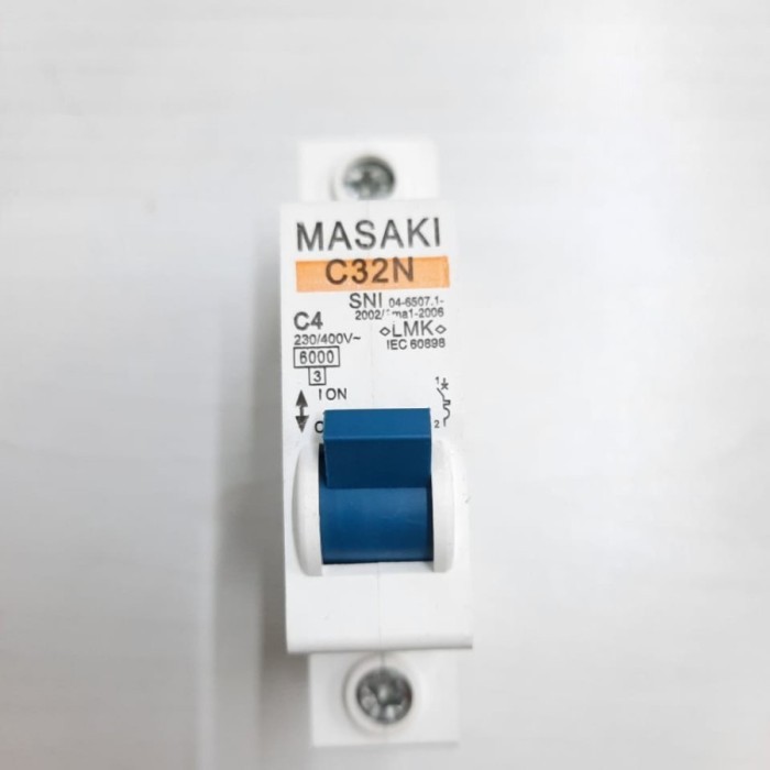 MCB MASAKI C4 / 4A MCB NCB LISTRIK MASAKI 4A 4 AMPER
