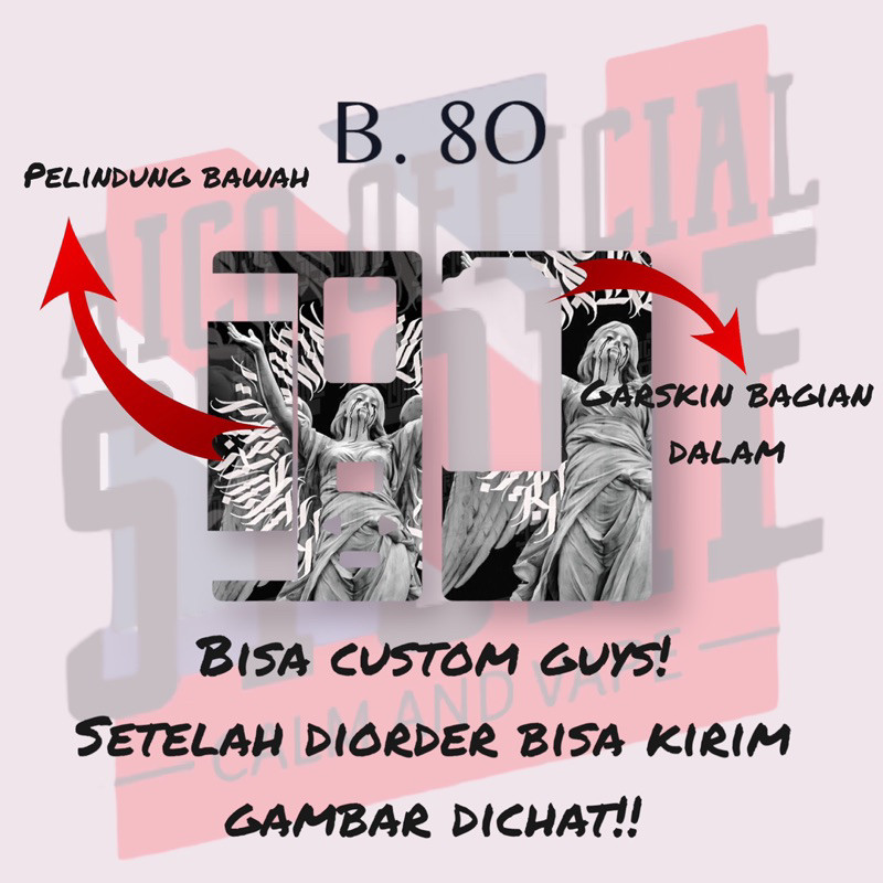 

PROMO Aico - Garskin Bhhe8o Stiker Bodi Bagian Dalam Bisa Custom