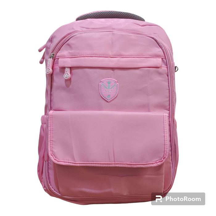 Tas ransel anak perempuan sekolah Alto girl mode pintu kulkas  - Pink 74809E