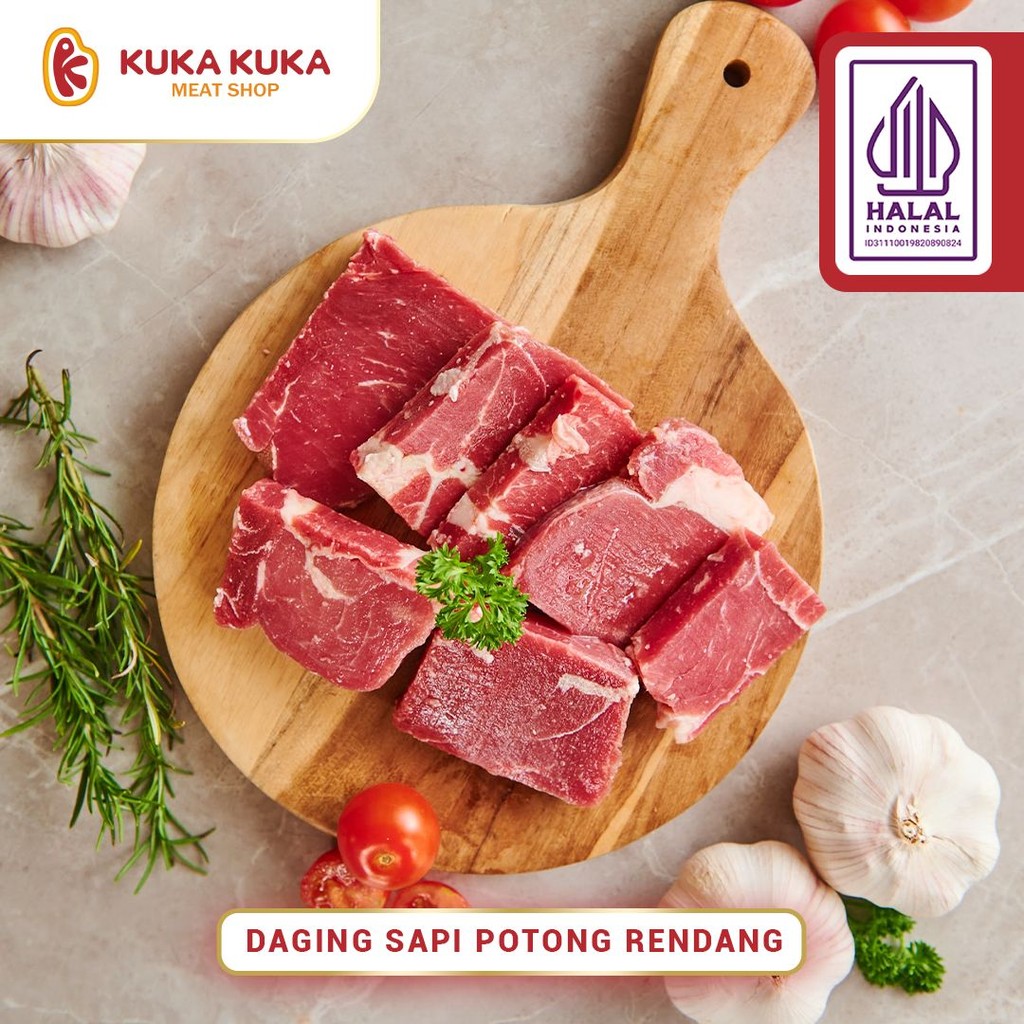 

Daging Sapi Rendang Import Premium - 500gr / 1KG / Dading Utuh 1kg