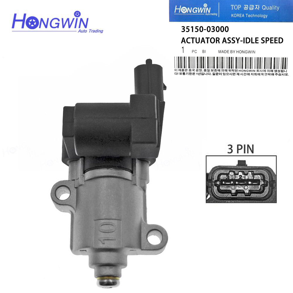 Idle Air Control Valve For Hyundai i10 1.2 2007-2019 IDLE SPEED CONTROL VALVE 35150-03000 3515003000