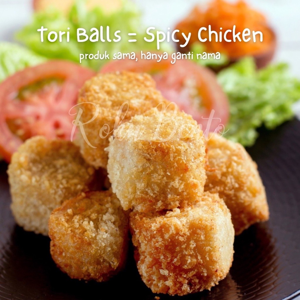 

Spicy Chicken / Tori Ball Roku Homemade Nugget Bento ala Jepang Siap Goreng - Menu Bekal Praktis
